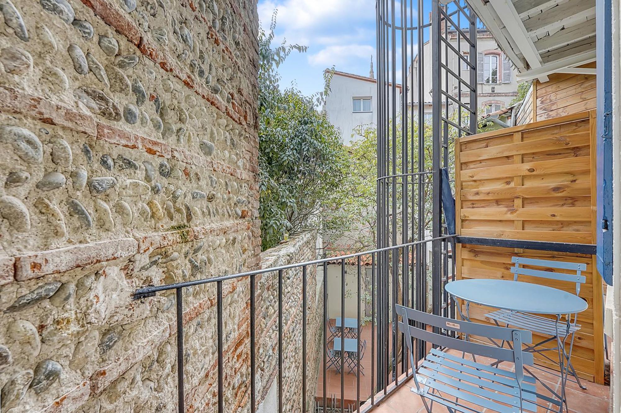 Ferienwohnung Le Cosy - T2 Hypercentre Au Calme Avec Parking Toulouse Exterior foto