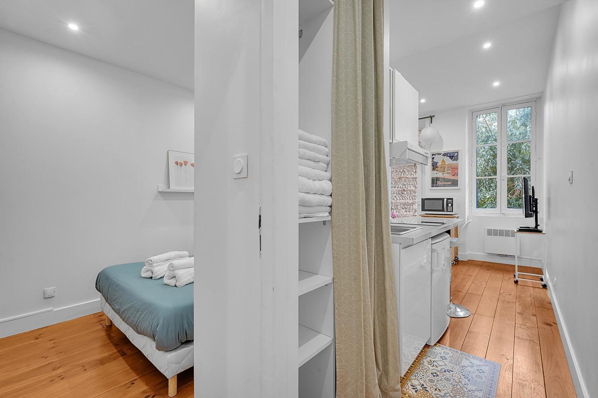 Ferienwohnung Le Cosy - T2 Hypercentre Au Calme Avec Parking Toulouse Exterior foto